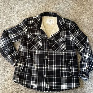 Sage shirt jacket